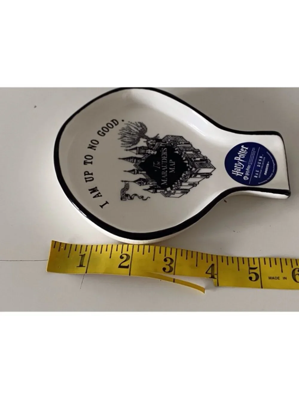 Rae Dunn Harry Potter I Am Up To No Good Ceramic Spoon Rest The Marauders Map